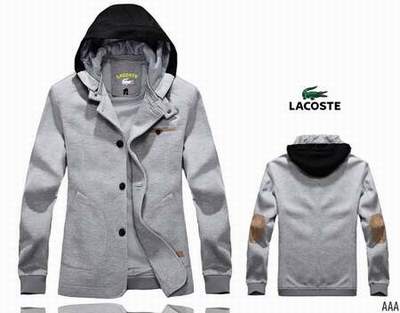 veste lacoste blanche